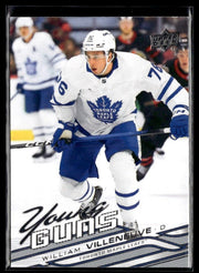 William Villeneuve - #208 Young Guns hockey card from 2026-27 Upper Deck Series 1