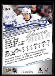2026-27 Upper Deck Series 1 Hockey Young Guns #208 William Villeneuve (2)
