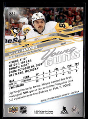 2026-27 Upper Deck Series 1 Hockey #231 Avery Hayes (2)