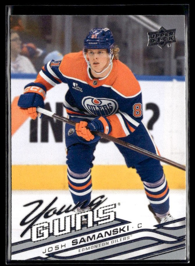 Hockey single: Josh Samanski #234 (Young Guns) from 2026-27 Upper Deck Series 1