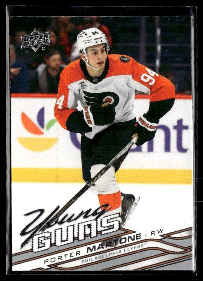 Porter Martone - #209 Young Guns hockey card from 2026-27 Upper Deck Series 1