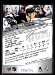 2006-07 Upper Deck Series 1 Hockey Young Guns #247 Angus Booth (2)