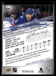 2026-27 Upper Deck Series 1 Hockey Young Guns #239 Drew Fortescue (2)