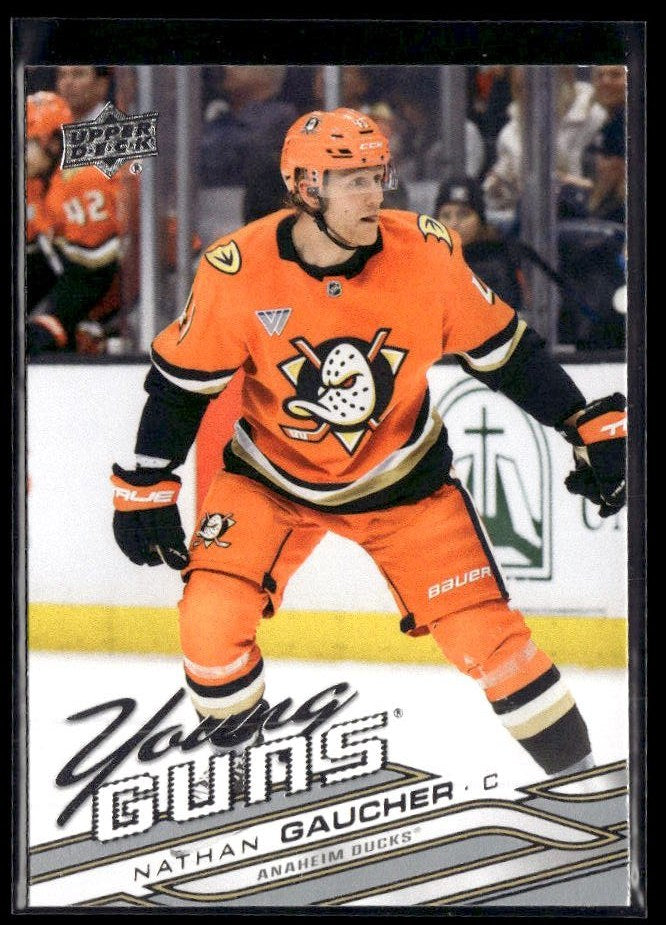 Nathan Gaucher - #225 Young Guns hockey card from 2026-27 Upper Deck Series 1