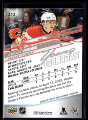 2026-27 Upper Deck Series 1 Hockey Young Guns #212 Abram Wiebe (2)