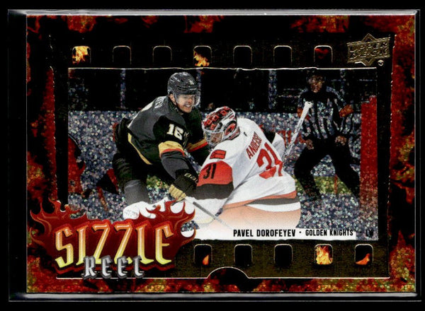 2026-27 Upper Deck Series 1 Hockey Sizzle Reel Speckle #SR-27 Pavel Dorofeyev
