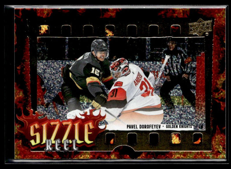 2026-27 Upper Deck Series 1 Hockey Sizzle Reel Speckle #SR-27 Pavel Dorofeyev
