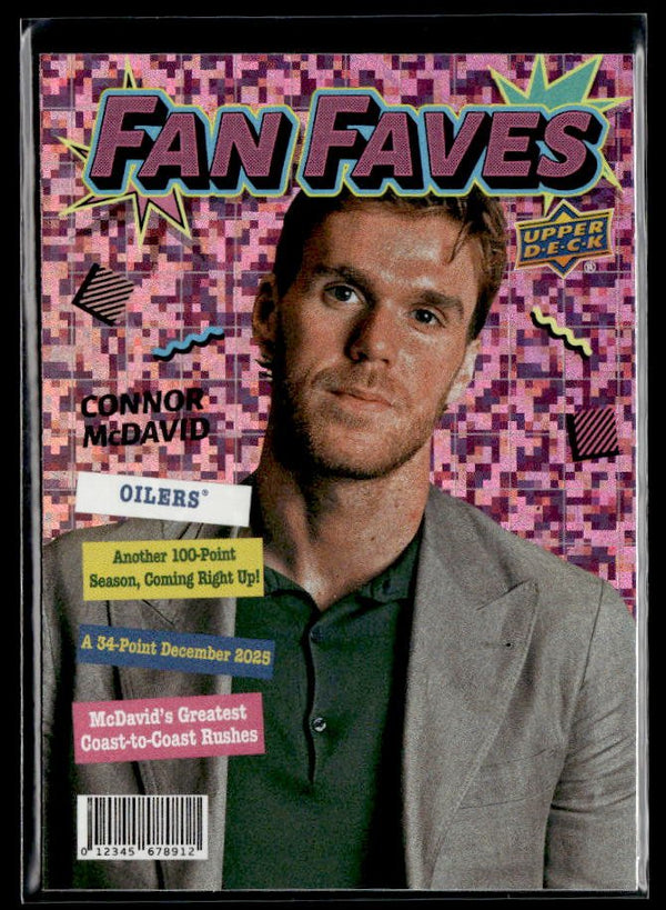 2026-27 Upper Deck Series 1 Hockey Fan Faves #FF-9 Connor McDavid