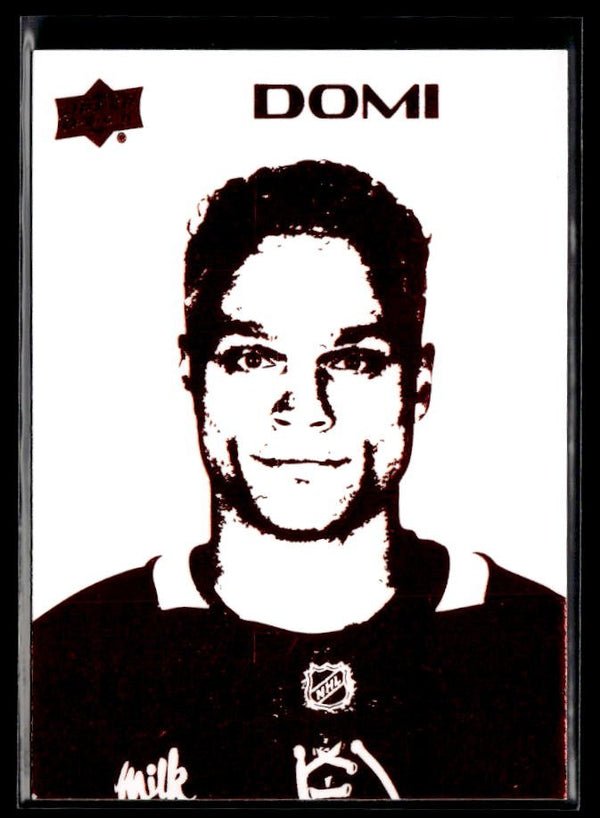 2026-27 Upper Deck Series 1 Hockey Stencils Red #ST-15 Max Domi /999