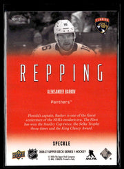 2026-27 Upper Deck Series 1 Hockey Repping Speckle #RP-11 Aleksander Barkov (2)