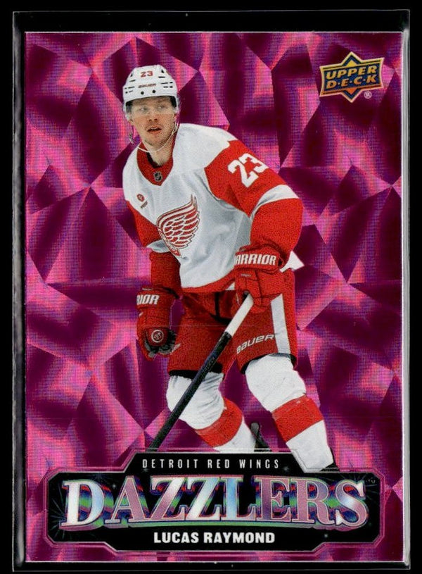 2026-27 Upper Deck Series 1 Hockey Dazzlers Pink #DZ-50 Lucas Raymond