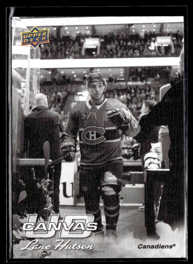 2026-27 Upper Deck Series 1 Black & White Canvas #C-61 Lane Hutson