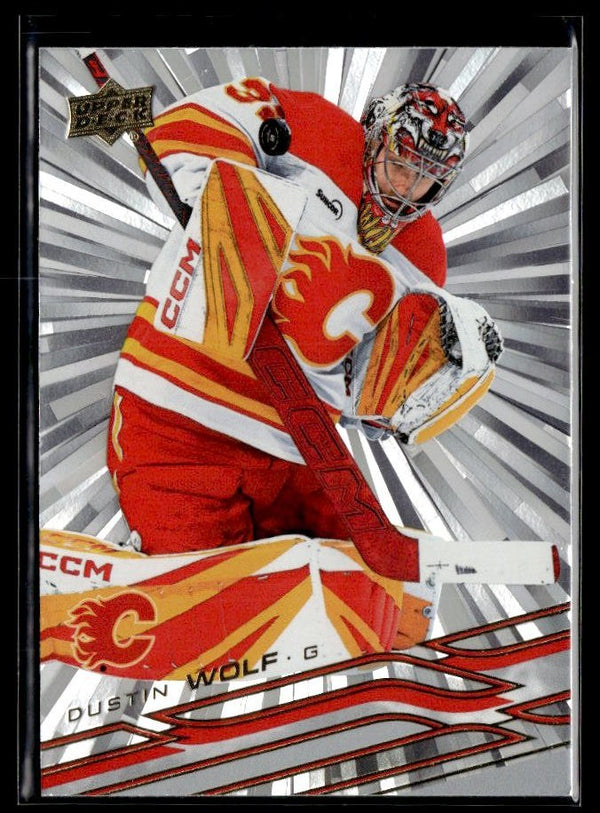 2026-27 Upper Deck Series 1 Hockey Outburst #128 Dustin Wolf