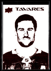 2026-27 Upper Deck Series 1 Hockey Stencils Red #ST-39 John Tavares /999