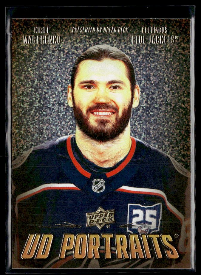 2026-27 Upper Deck Series 1 Hockey UD Portraits Speckle #P-25 Kirill Marchenko