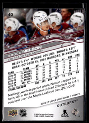 2026-27 Upper Deck Series 1 Hockey Outburst #40 Brock Nelson (2)