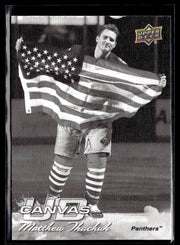 2026-27 Upper Deck Series 1 Hockey Canvas Black & White #C-55 Matthew Tkachuk