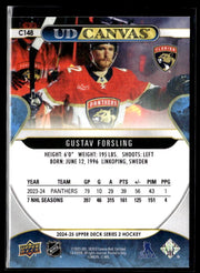 2024-25 Upper Deck Series 2 Hockey Canvas #C148 Gustav Forsling (2)