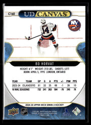 2024-25 Upper Deck Series 2 Hockey Canvas #C160 Bo Horvat (2)