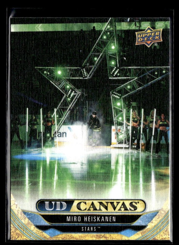 2024-25 Upper Deck Series 2 Hockey Canvas #C178 Miro Heiskanen # Canvas hockey card from Upper Deck
