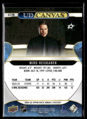 2024-25 Upper Deck Series 2 Hockey Canvas #C178 Miro Heiskanen (2)