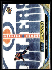 2024-25 Upper Deck Series 2 Hockey Canvas #C136 Leon Draisaitl # Canvas hockey card from Upper Deck