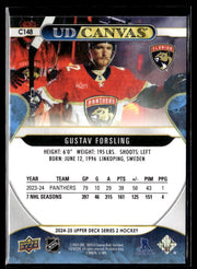 2024-25 Upper Deck Series 2 Hockey Canvas #C148 Gustav Forsling (2)