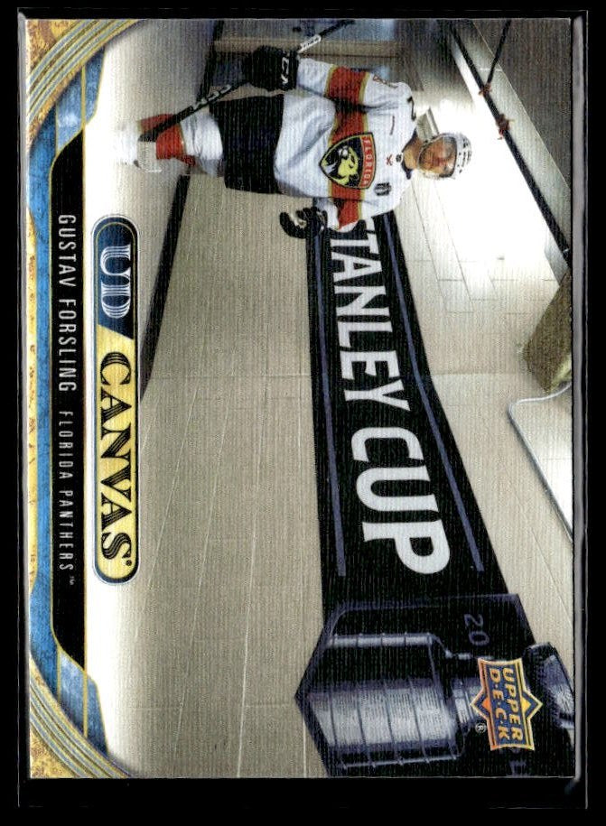 2024-25 Upper Deck Series 2 Hockey Canvas #C148 Gustav Forsling