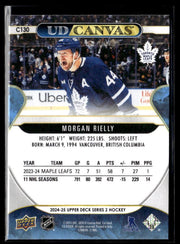 2024-25 Upper Deck Series 2 Hockey Canvas #C130 Morgan Rielly (2)