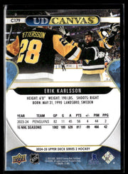 2024-25 Upper Deck Series 2 Hockey Canvas #C179 Erik Karlsson (2)