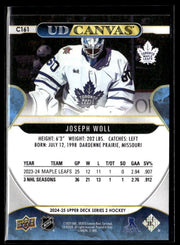 2024-25 Upper Deck Series 2 Hockey Canvas #C161 Joseph Woll (2)