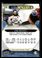 2024-25 Upper Deck Series 2 Hockey UD Canvas #C136 Leon Draisaitl (2)