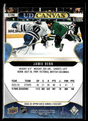 2024-25 Upper Deck Series 2 Hockey Canvas #C194 Jamie Benn (2)