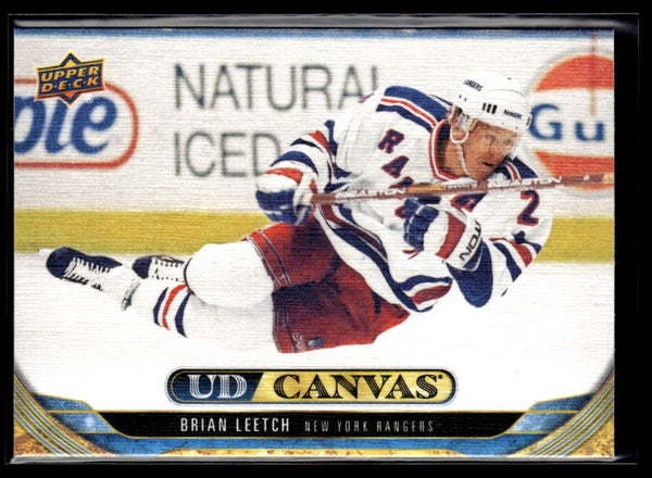 2024-25 Upper Deck Series 2 Hockey Canvas #C250 Brian Leetch # Canvas hockey card from Upper Deck