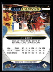2024-25 Upper Deck Series 2 Hockey Canvas #C124 J.T. Miller (2)