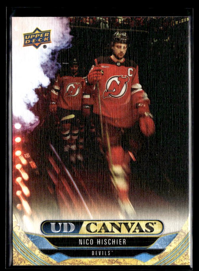 2024-25 Upper Deck Series 2 Hockey Canvas #C159 Nico Hischier