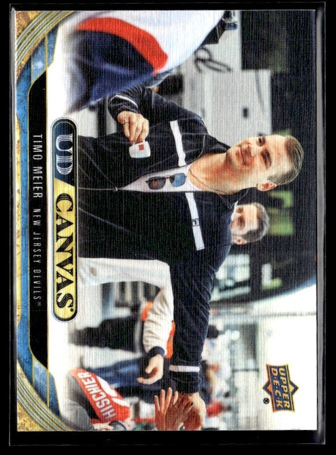 2024-25 Upper Deck Series 2 Hockey Canvas #C121 Timo Meier