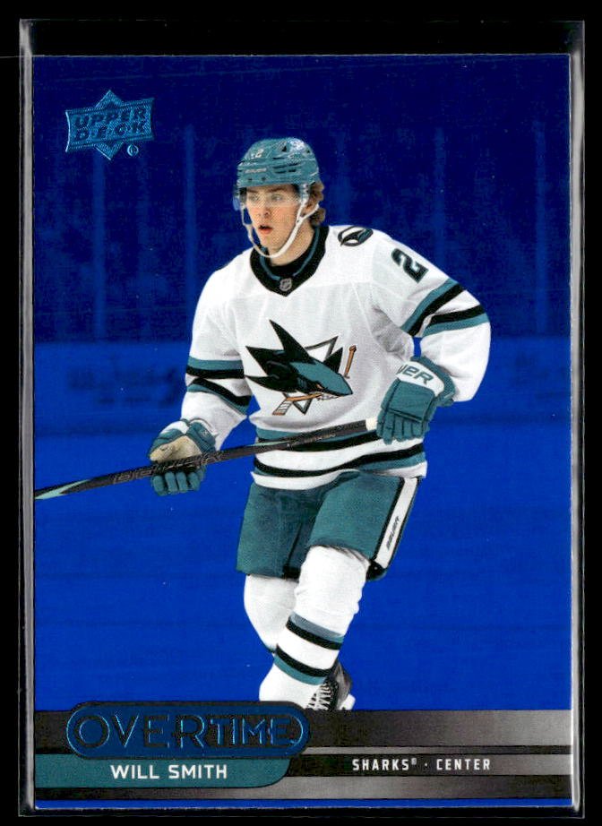 2025-26 Upper Deck Overtime Hockey Blue Foil #41 Will Smith