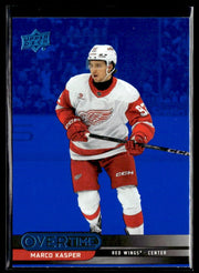 2025-26 Upper Deck Overtime Hockey Blue Foil #51 Marco Kasper