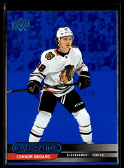 2025-26 Upper Deck Overtime Hockey Blue Foil #64 Connor Bedard