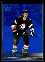 2025-26 Upper Deck Overtime Hockey Blue Foil #57 Josh Norris