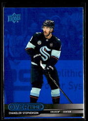 2025-26 Upper Deck Overtime Hockey Blue Foil #40 Chandler Stephenson