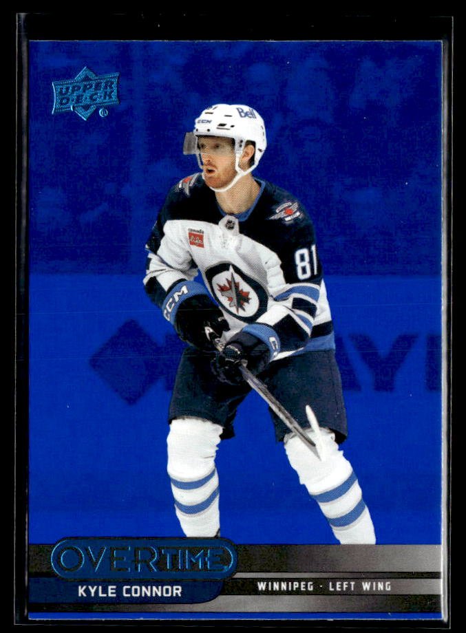 2025-26 Upper Deck Overtime Hockey Blue Foil #20 Kyle Connor