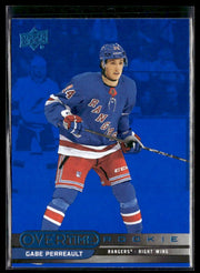 2025-26 Upper Deck Overtime Hockey Blue Foil #89 Gabe Perreault RC