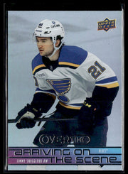 2025-26 Upper Deck Overtime Hockey Arriving on the Scene Jimmy Snuggerud RC