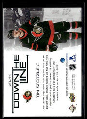 2025-26 Upper Deck Overtime Hockey Down the Line #DTL-14 Tim Stützle (2)