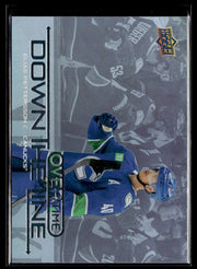 2025-26 Upper Deck Overtime Hockey Down the Line #DTL-20 Elias Pettersson