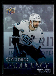 2025-26 Upper Deck Overtime Hockey Overtime Proficiency #P-24 Matty Beniers