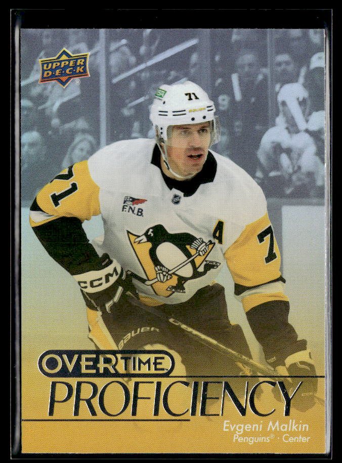 2025-26 Upper Deck Overtime Hockey Proficiency #P-22 Evgeni Malkin
