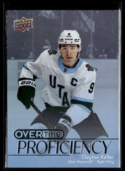2025-26 Upper Deck Overtime Hockey Proficiency #P-28 Clayton Keller